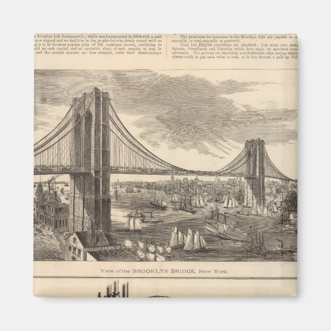 Brooklyn Life Insurance Company Magnet (Vorne)