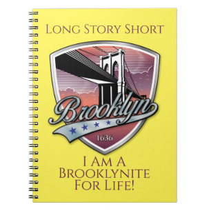 Brooklyn Logo Design Notizblock