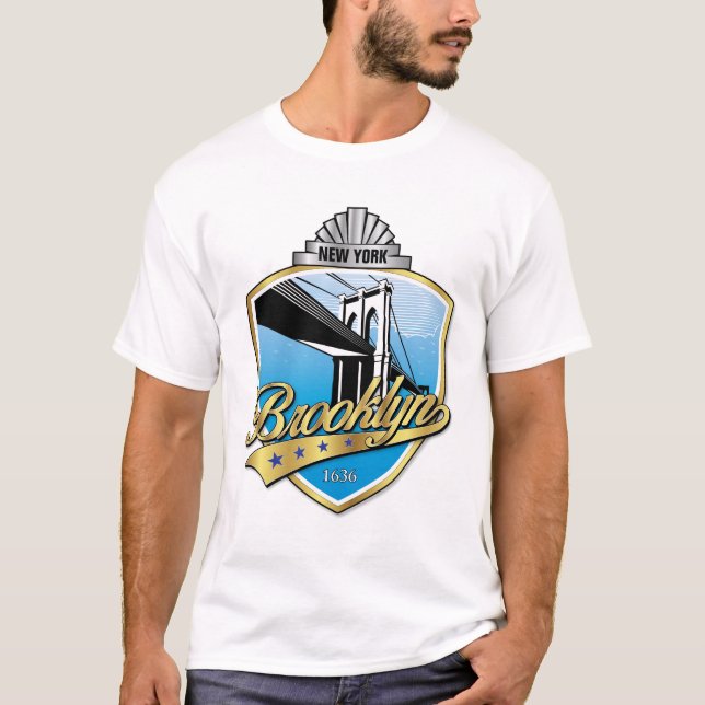 Brooklyn Logodesign T-Shirt (Vorderseite)