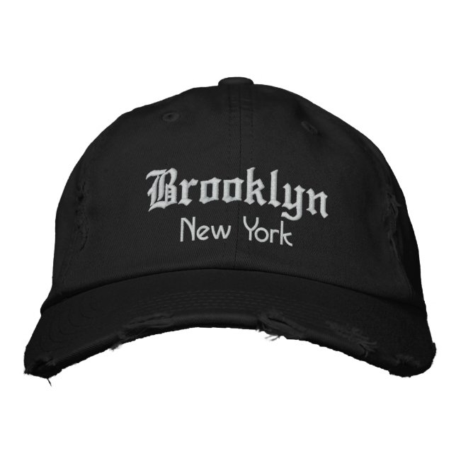 brooklyn mutig bestickte kappe (Vorderseite)