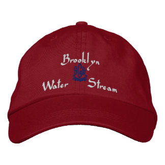 Brooklyn Name mit englischer Bedeutung rot Bestickte Baseballkappe