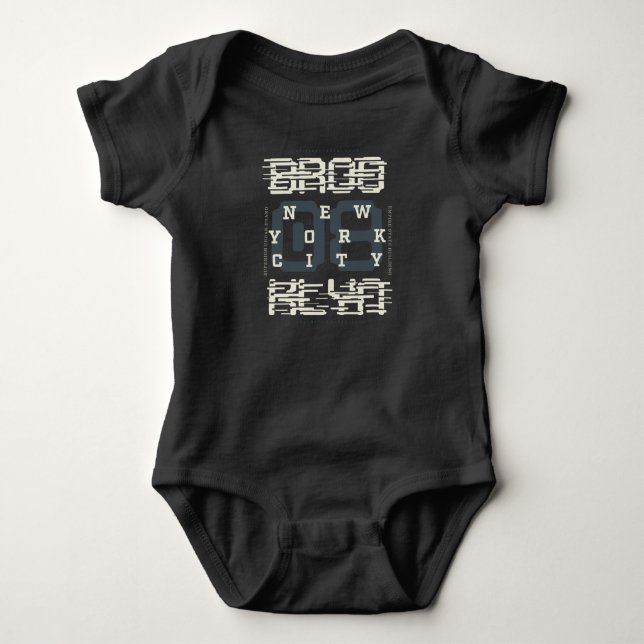 Brooklyn New York City Baby Strampler (Vorderseite)