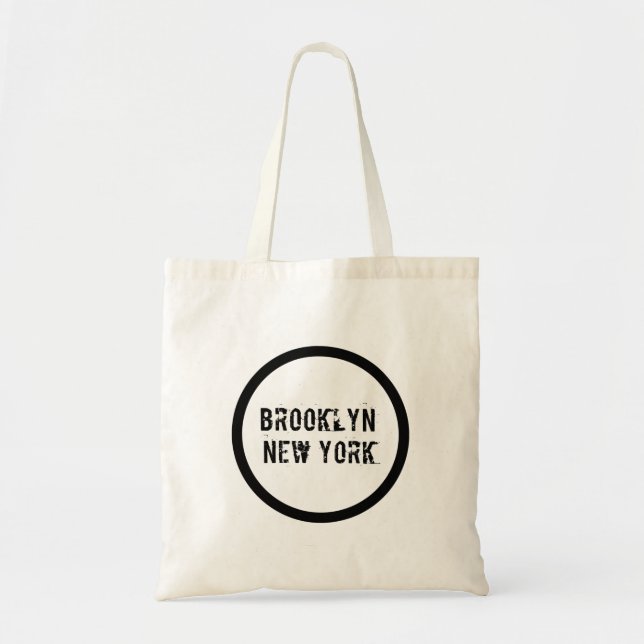 Brooklyn New York City Neighborhoods Tote Bag Tragetasche (Vorne)