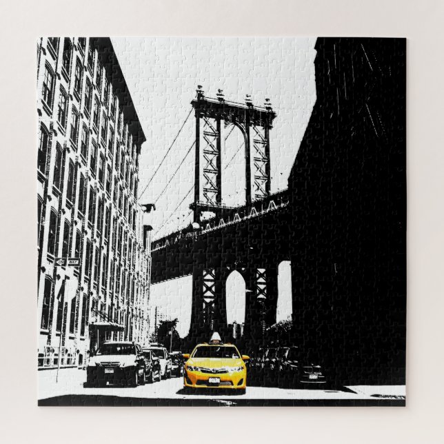 Brooklyn New York City Nyc Yellow Taxi (Vertikal)
