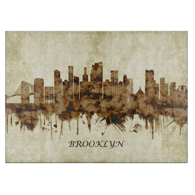 Brooklyn New York City Schneidebrett (Vorderseite)