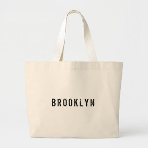 Brooklyn New York City Tote Bag Jumbo Stoffbeutel