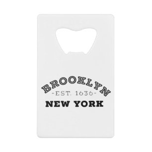 Brooklyn New York Geldbeutel Flaschenöffner