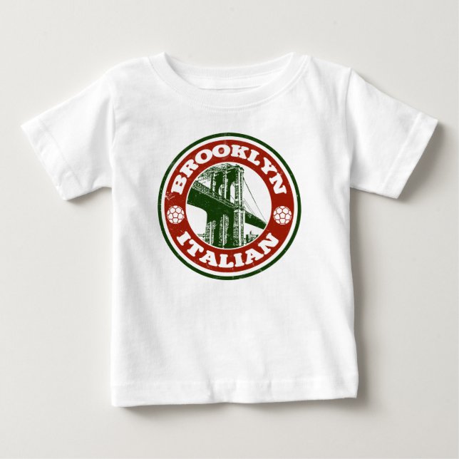 Brooklyn New York Italians Baby T-shirt (Vorderseite)
