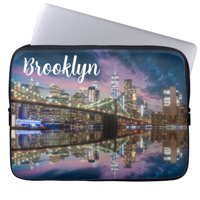 Brooklyn New York Laptop Sleeve (Vorderseite)
