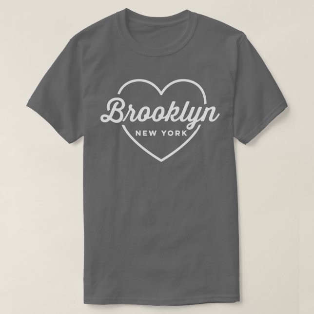 Brooklyn New York Liebe T-Shirt (Design vorne)