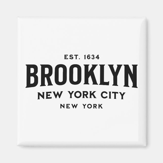 Brooklyn New York Magnet (Vorne)