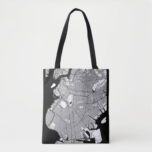 Brooklyn New York Map Tasche (Vorderseite)