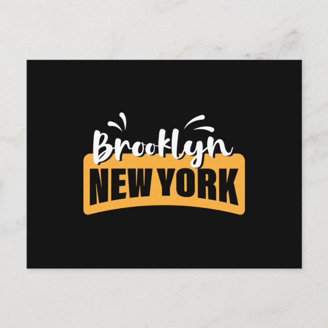 Brooklyn new york postkarte (Vorderseite)
