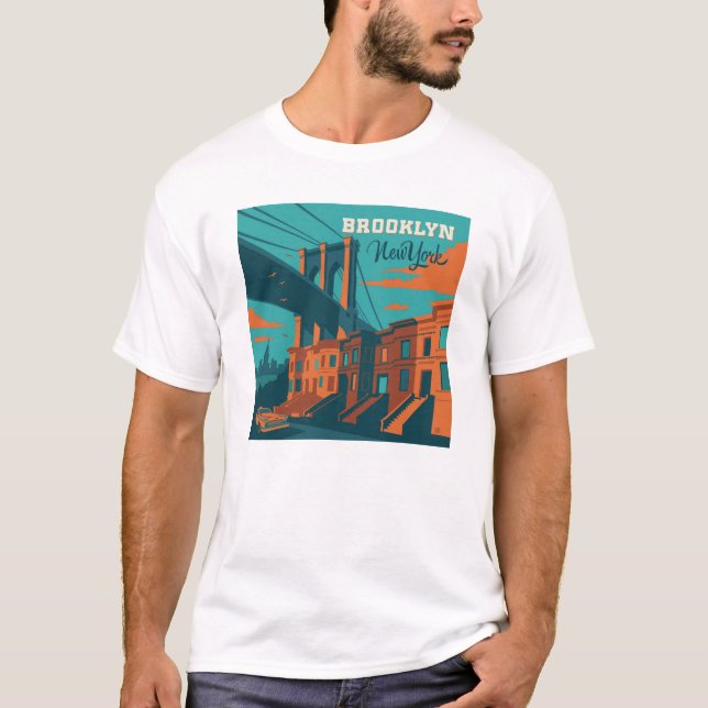 Brooklyn New York T-Shirt (Vorderseite)