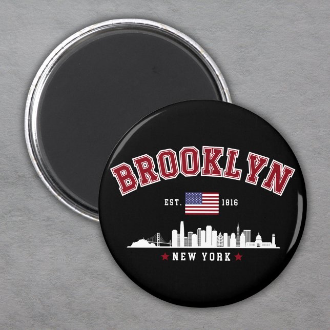 Brooklyn Ney York Est 1816 Magnet (Von Creator hochgeladen)