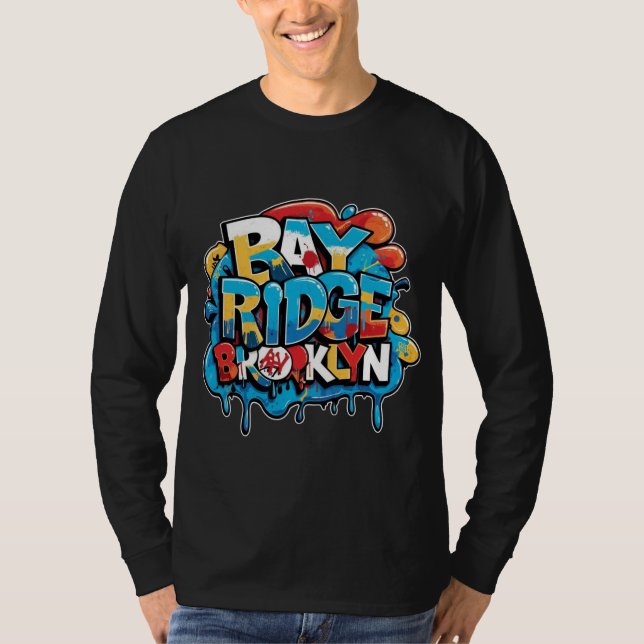 Brooklyn, NY - Graffiti Streetwear T-Shirt (Vorderseite)