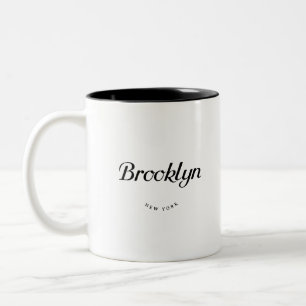 Brooklyn NY Zweifarbige Tasse