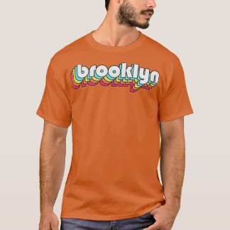 Brooklyn Retro Typografie Design T-Shirt