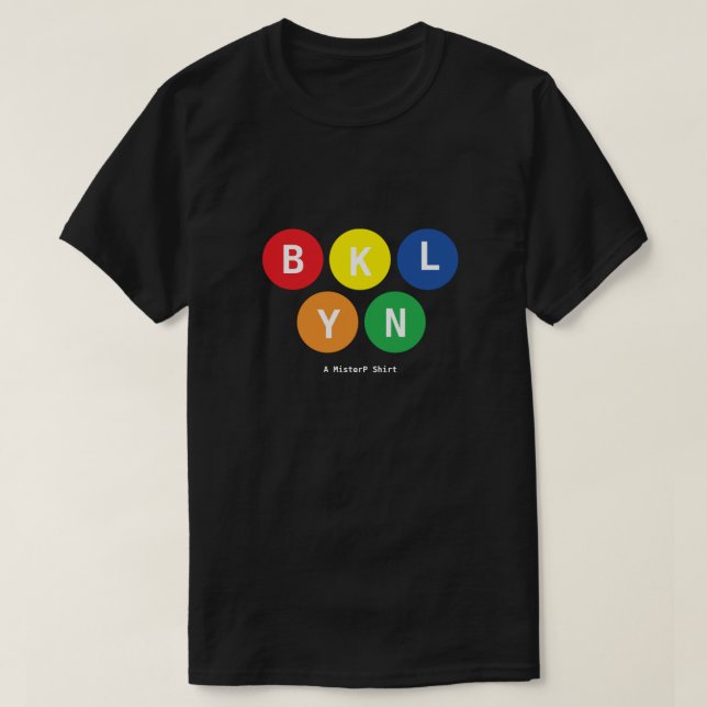 Brooklyn (Subway Edition) - Ein MisterP-Shirt T-Shirt (Design vorne)