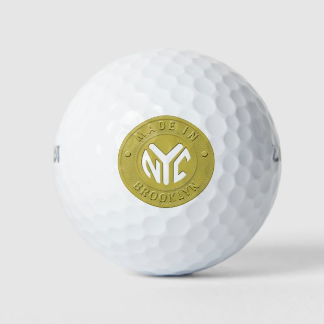 Brooklyn Subway Token Golfball (Vorderseite)