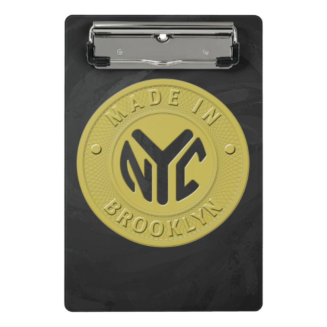 Brooklyn Subway Token Mini Klemmbrett (Vorderseite)