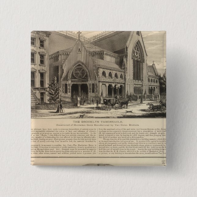 Brooklyn Tabernacle Great Organ Button (Vorderseite)