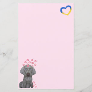Brooklyn The Dog's Kisses 5,5 x 8,5 Stationery