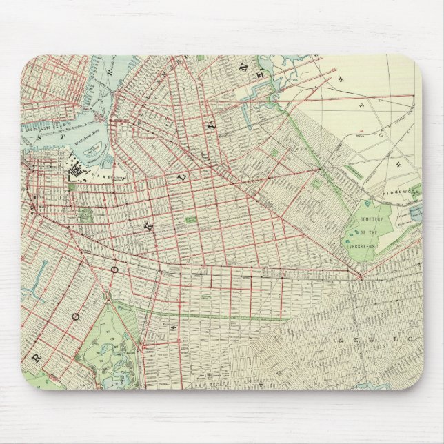 Brooklyn und Vicinity Mousepad (Vorne)