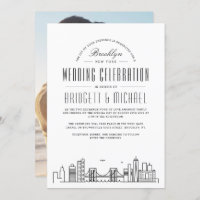 Brooklyn Wedding | Moderner Deko Skyline