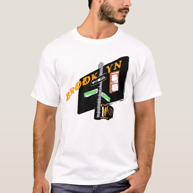 BROOKLYN-ZEICHEN (Sonderausgabe) T-Shirt (Vorderseite)