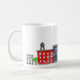 Brooklyn zur Manhattan Bridge Kaffeetasse