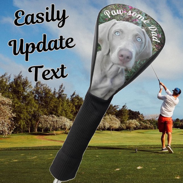 Brooklyn's Weimaraner Dog Golf Head Cover Golf Headcover (brooklyn golf club cover)