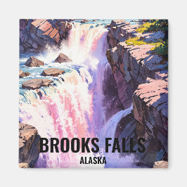 Brooks Falls, Alaska Magnet