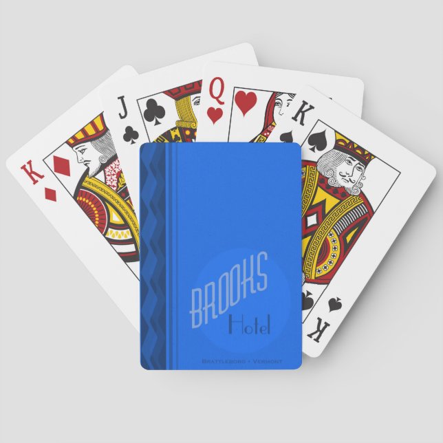 Brooks House Hotel Playing Cards (Blue Deck) Spielkarten (Rückseite)