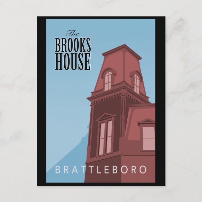 Brooks House Hotel Postcard Postkarte (Vorderseite)