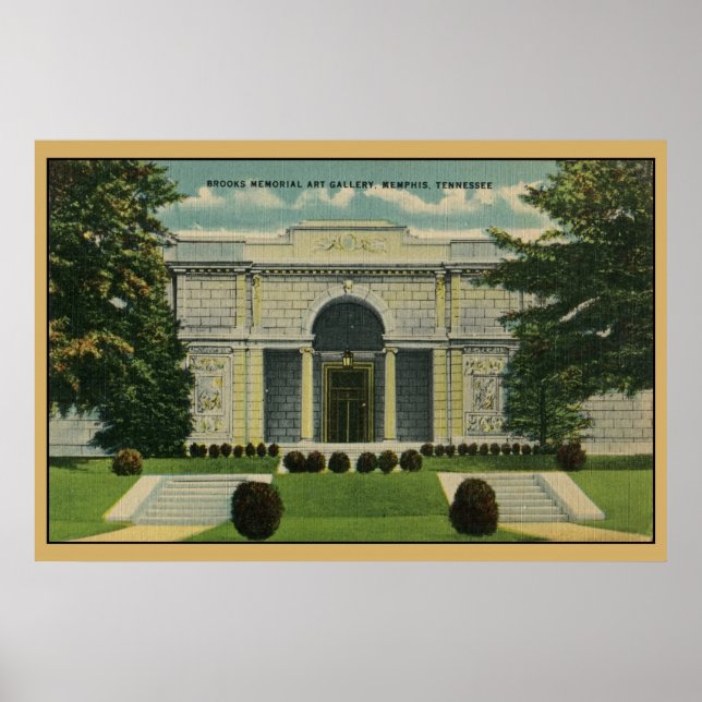 Brooks Memorial Art Gallery Memphis TN Poster (Vorne)