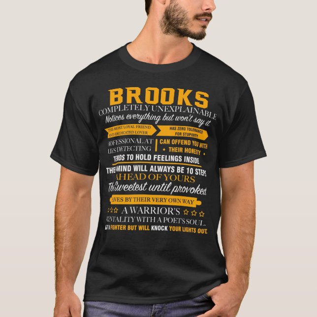 BROOKS völlig unerklärlich T-Shirt (Vorderseite)