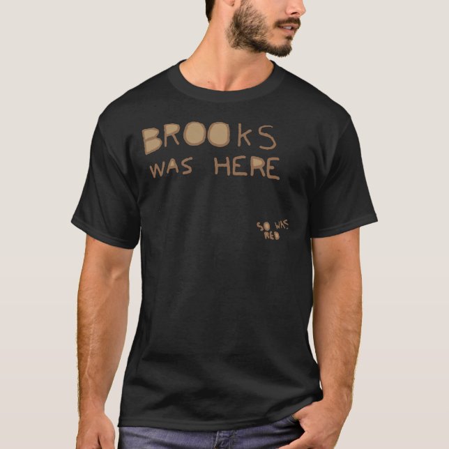 Brooks war hier, so wie RED Essential T - Shirt. T-Shirt (Vorderseite)