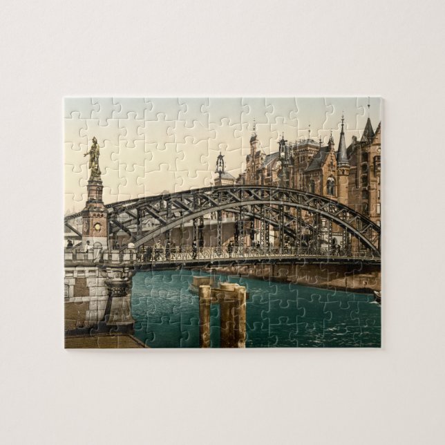 Brooksbrucke Brücke, Hamburg, Deutschland (Horizontal)