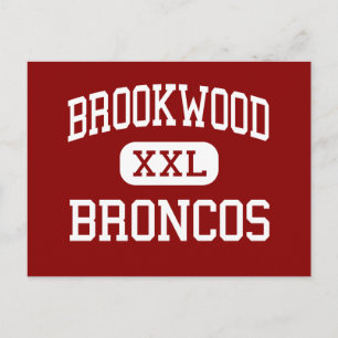 Brookwood - Broncos - Hoch - Snellville Georgia Postkarte
