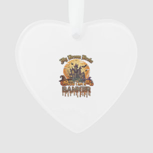 Broom Brach Bankier Halloween Spukhaus Hexe P Ornament