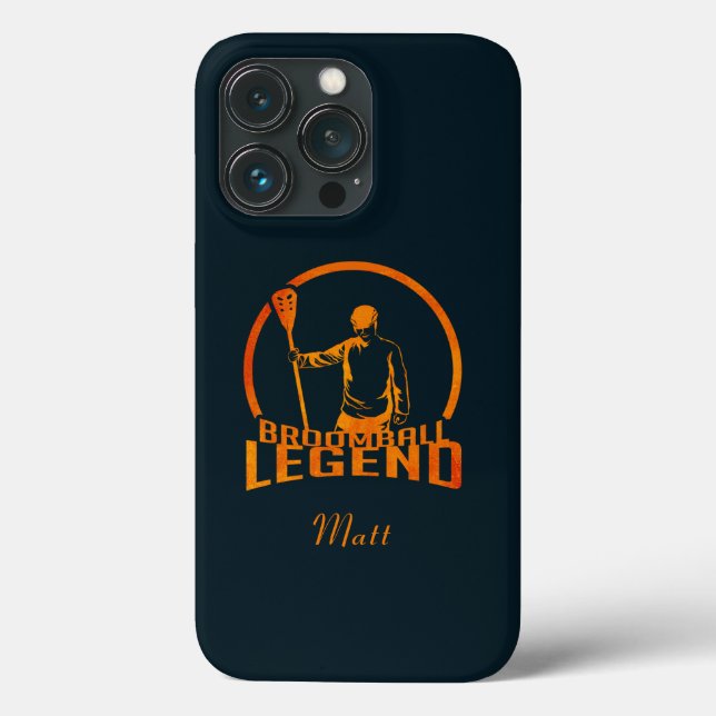 Broomball Legende Niedlich Sports Case-Mate iPhone Hülle (Rückseite)