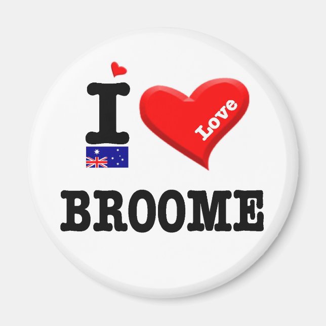 BROOME - I Liebe Magnet (Vorne)