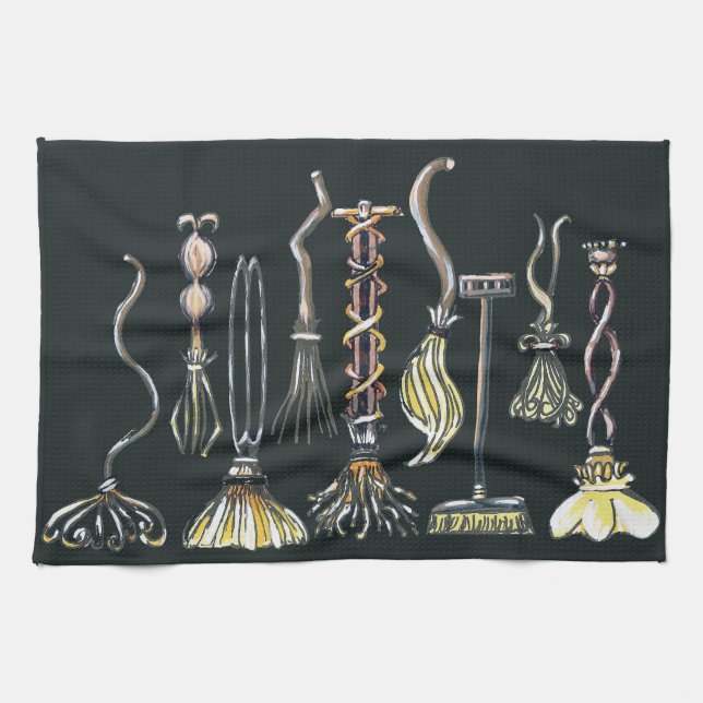 Brooms Gold Wilde Küchentücher (Horizontal)