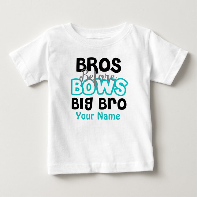 Bros avant les vaches Big Brother T-shirt personna (Devant)