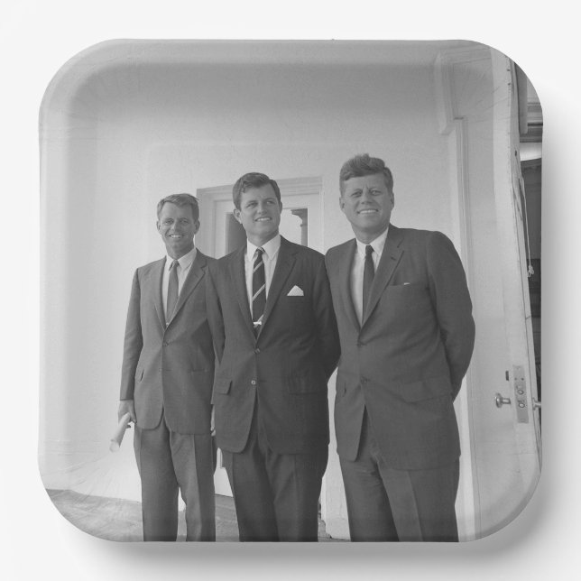 Bros, Präsident John Kennedy, Robert & Ted Pappteller (Vorderseite)