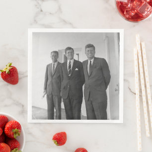 Bros, Präsident John Kennedy, Robert & Ted Serviette