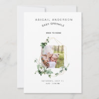 Bros to Bows Baby Sprinkl Invitation