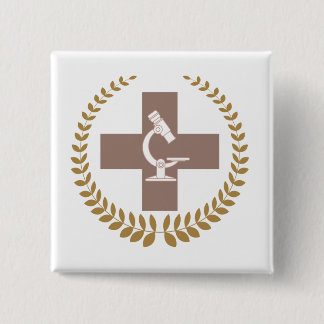 Brosche Biomedizin Button