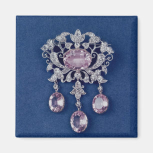 Brosche in der Form einer Blume, c.1780 Magnet